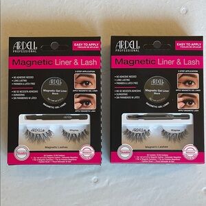 ARDELL 2 pack professional Magnetic Liner & Lash Set with Black Gel
